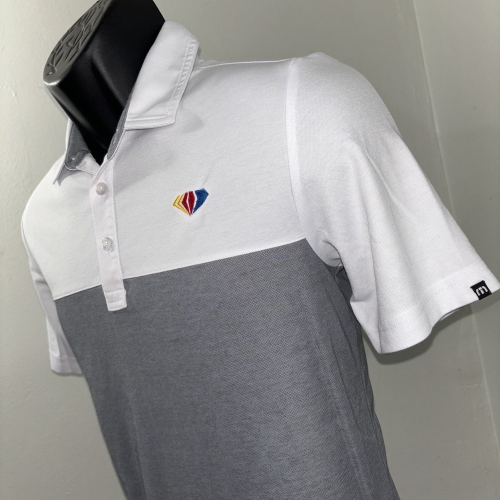 Travis Mathew Golf Polo Performance Short Sleeve Pima Poly Stretch‎ Mens Small